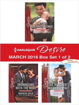 cover image of Harlequin Desire March 2016, Box Set 1 of 2